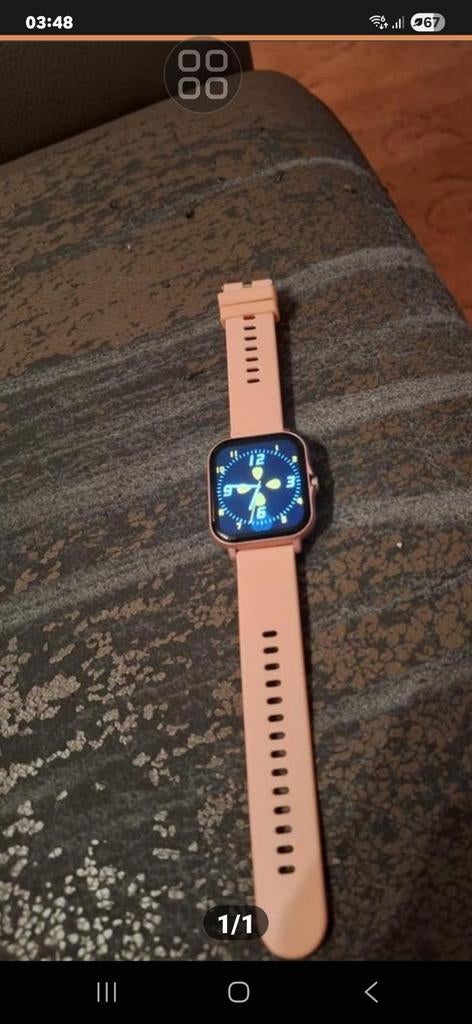 Smartwatch, Ophalen of Verzenden, Nieuw, Roze, Android