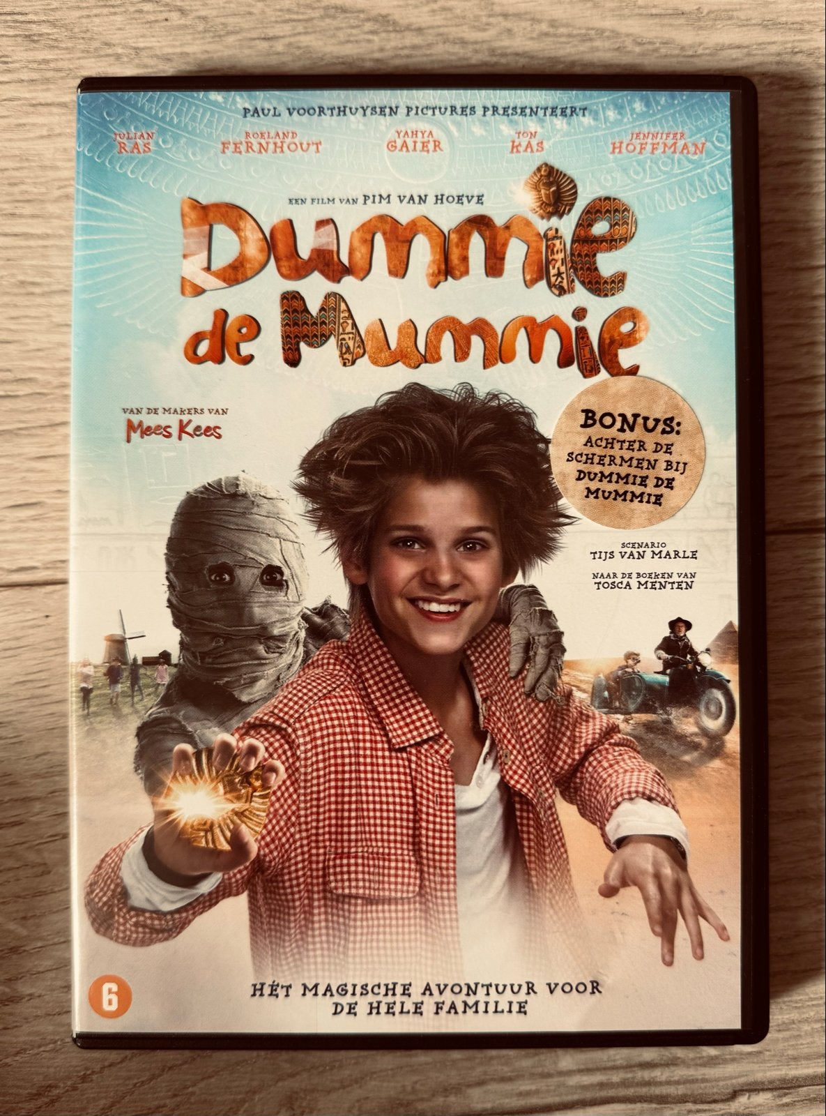 Dummie de Mummie DVD - Hét magische avontuur, Bonusmateriaal, Nederlands, Zo goed als nieuw, Vanaf 6 jaar