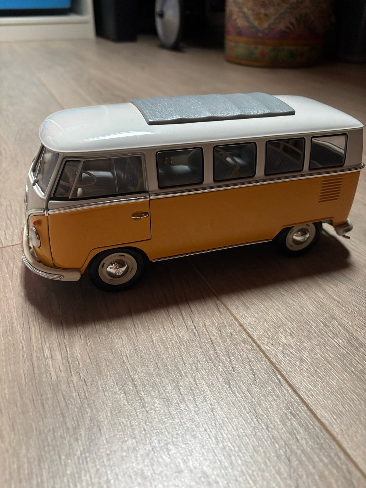 Volkswagen T1 Microbus modelauto - Geel/Wit, Ophalen of Verzenden, Gebruikt
