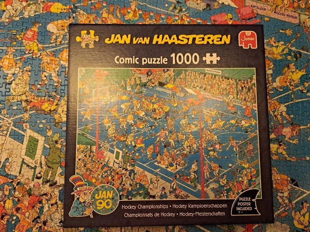 Jan van Haasteren - Hockey Kampioenschappen, Ophalen of Verzenden, 500 t/m 1500 stukjes, Zo goed als nieuw, Legpuzzel