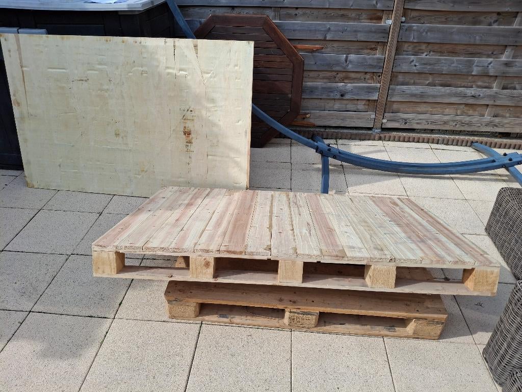 Pallet, Ophalen, Minder dan 25 mm, Zo goed als nieuw, Minder dan 200 cm