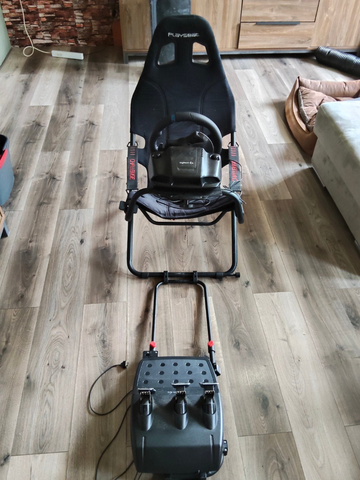 Playseat Challenge met Logitech G29 racestuur en pedalen, Ophalen, Overige merken, Gebruikt