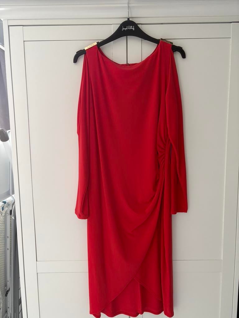 Joseph ribkoff Chique jurk, Kleding | Dames, Jurken, Maat 38/40 (M), Ophalen of Verzenden, Zo goed als nieuw, Rood