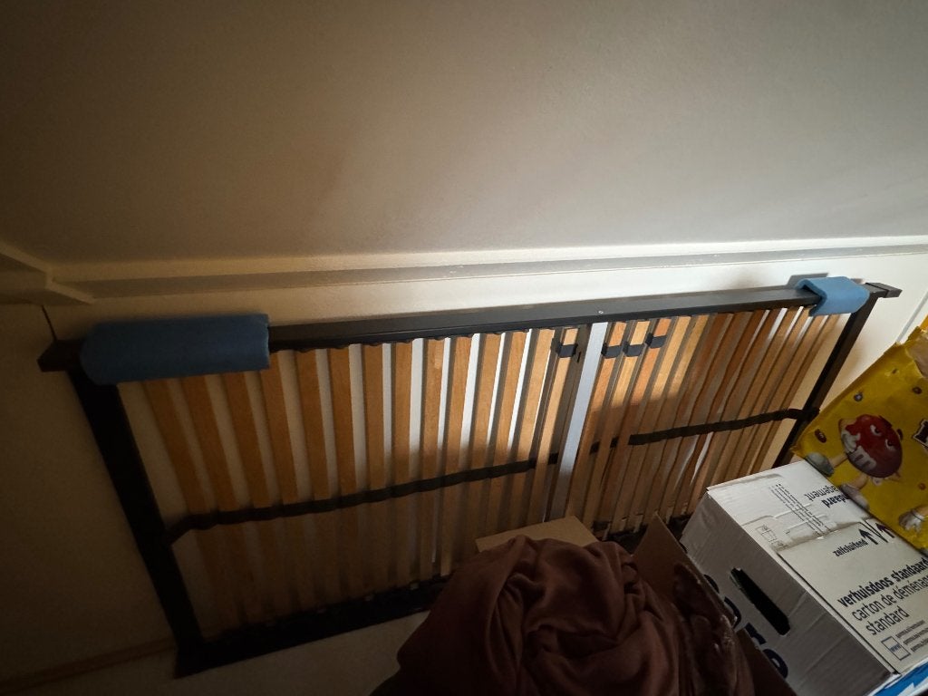 Lattenbodem gratis, Ophalen, 90 cm, Eenpersoons, Wit