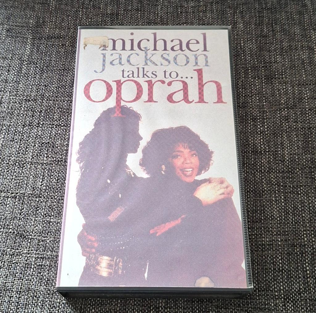 Michael Jackson talks to Oprah VHS videoband, Ophalen of Verzenden