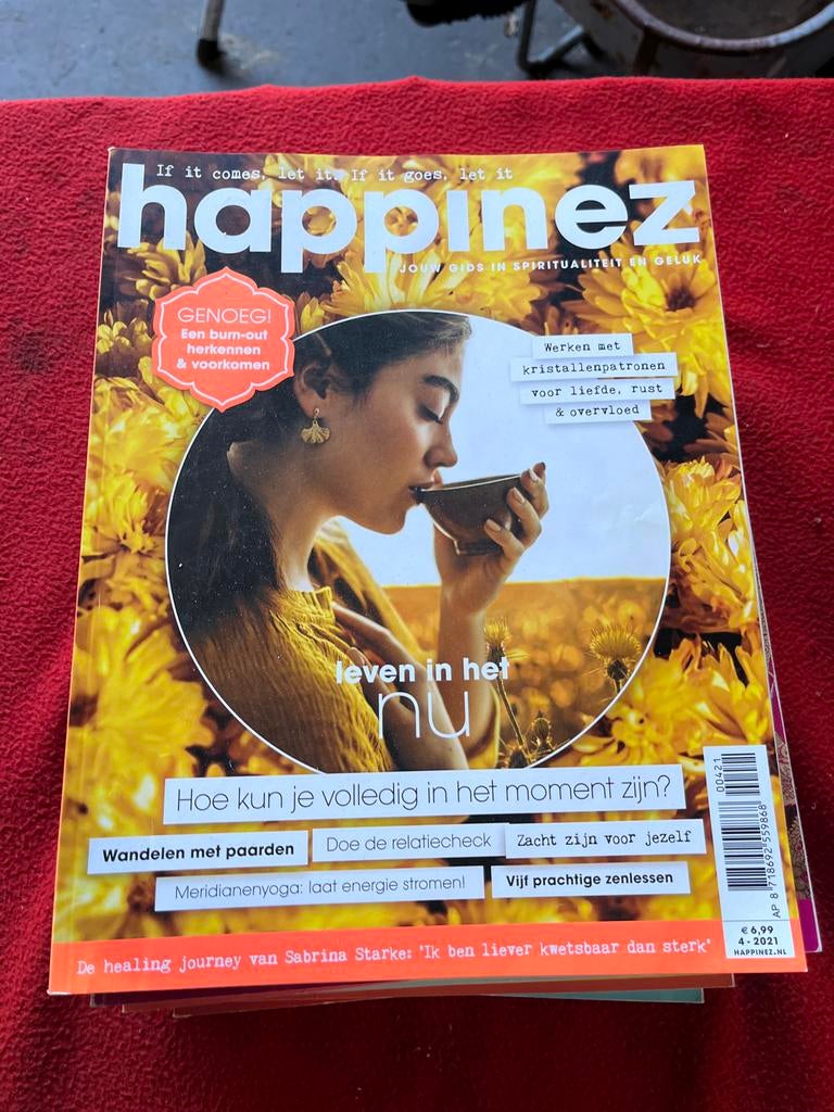 Happinez tijdschriften - diverse jaargangen, Ophalen of Verzenden, Gelezen, Lichaam en Geest
