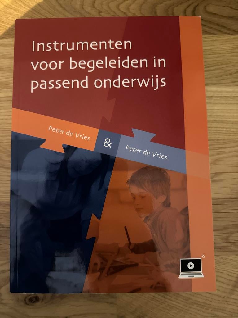 Instrumenten voor begeleiden in passend onderwijs, Peter de Vries, Sociale wetenschap, Ophalen of Verzenden, Zo goed als nieuw