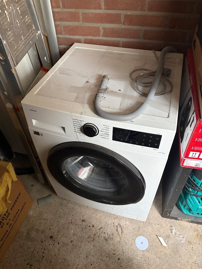 Samsung WW80CGC04AAEEN EcoBubble, 1200 tot 1600 toeren, Gebruikt, Ophalen of Verzenden, Energieklasse A of zuiniger