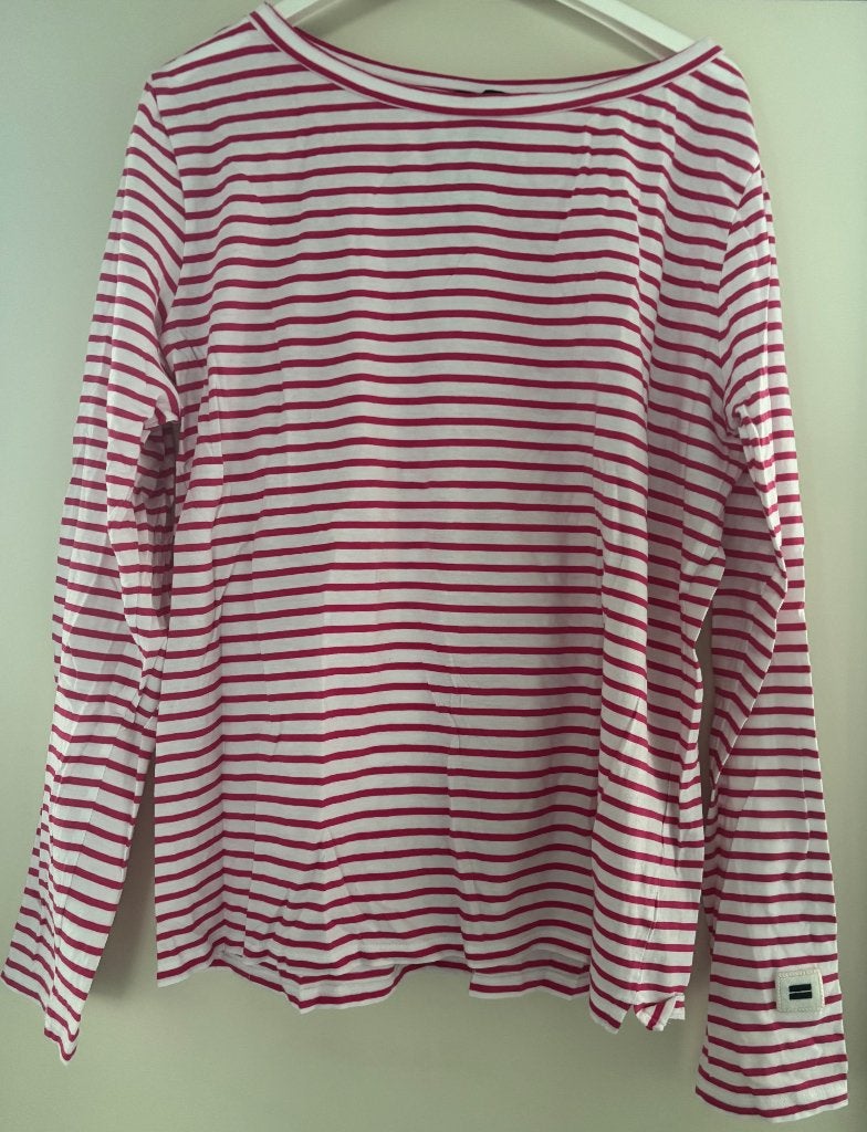 10days longsleeve shirt roze/wit maat L, Maat 42/44 (L), 10days, Ophalen of Verzenden, Zo goed als nieuw