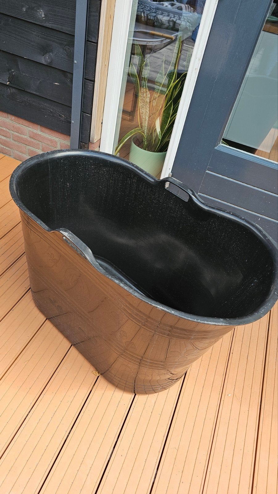 Plastic badkuip, Huis en Inrichting, Badkamer | Badkamermeubels, Ophalen, Minder dan 50 cm, Gebruikt, Overige typen
