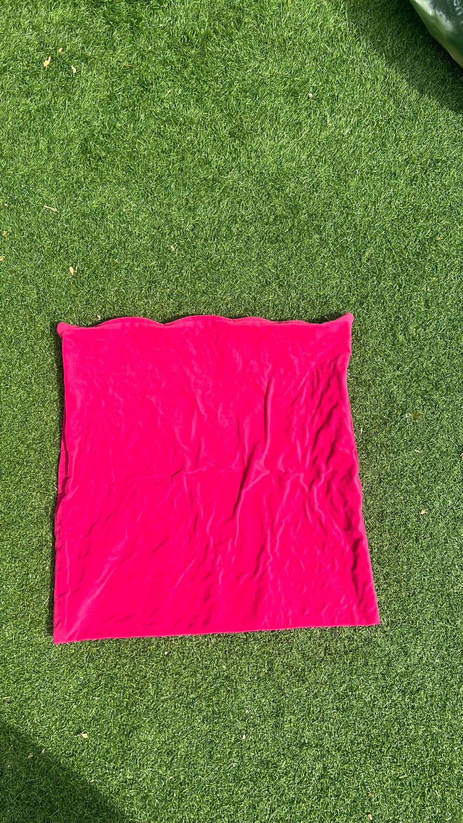Felroze vierkant kussenhoes 45x45 cm, Huis en Inrichting, Woonaccessoires | Kussens, Gebruikt, Roze, Vierkant, Kussenhoes