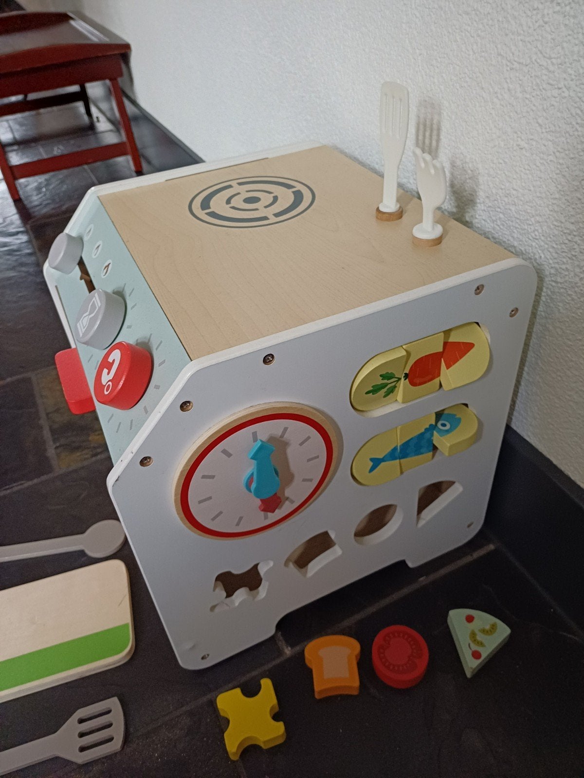 Oventje/keukentje, Ophalen