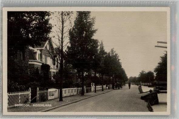 Boskoop Rozenlaan  st 1936 uitg Jongejan, Verzenden, 1920 tot 1940, Gelopen, Zuid-Holland