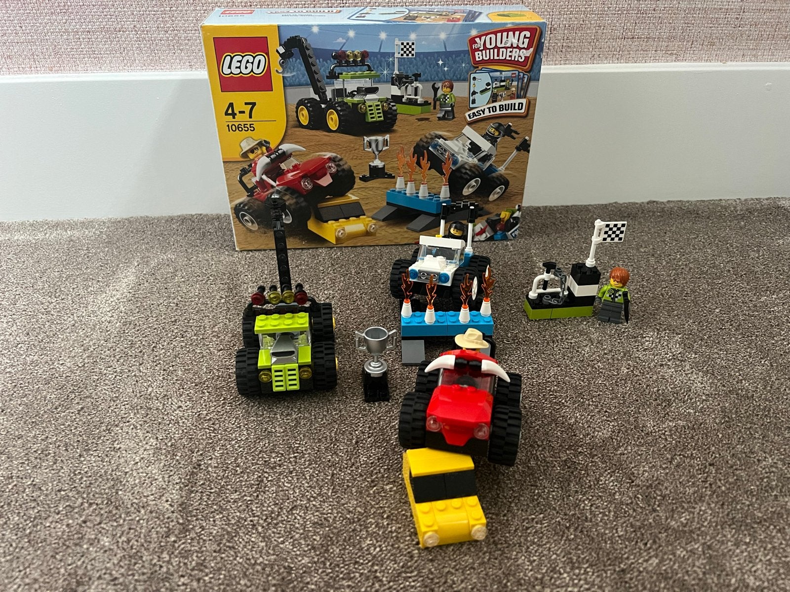 Lego Young Builders 10655 Monster Trucks, Gebruikt, Overige thema's, Lego, Ophalen of Verzenden