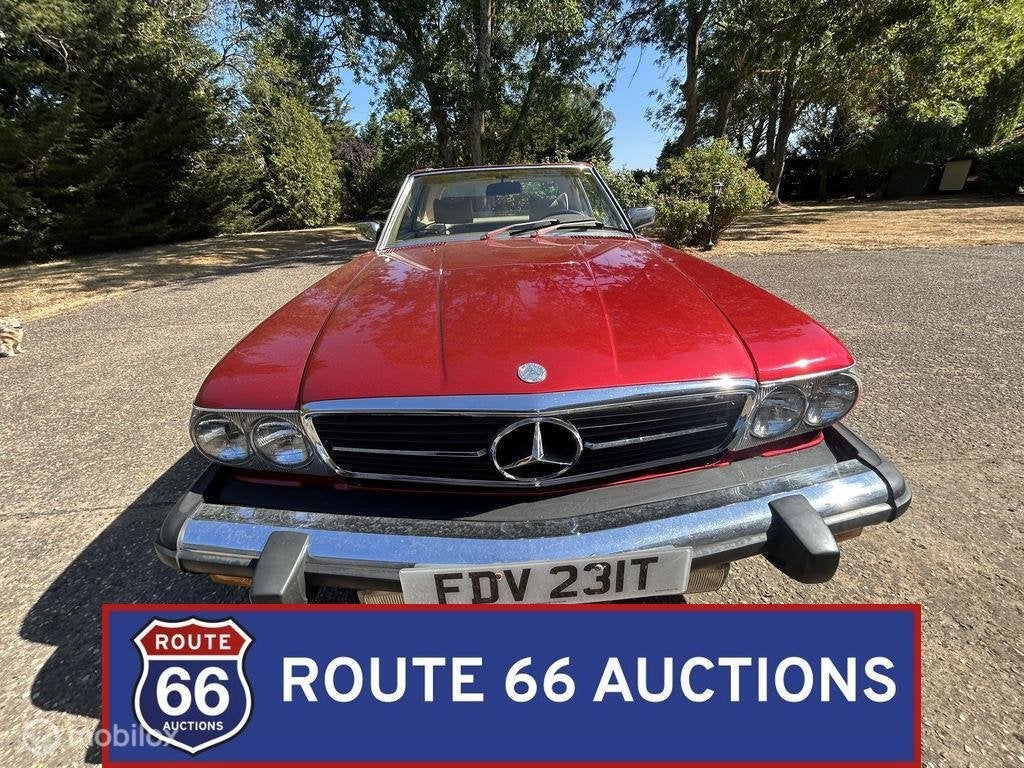 Mercedes-Benz 450 SL | 1979 | Route 66 Auctions, Auto's, Overige carrosserieën, Zwart, Mercedes-Benz, Bedrijf