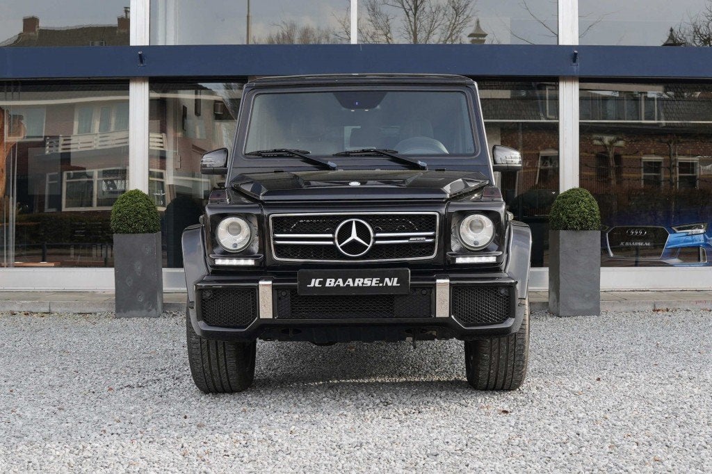 Mercedes-benz G-KLASSE G63 AMG 6.2 V8/LENDENSTEUN/LEDER/AMG, Auto's, Mercedes-Benz, Automaat, Gebruikt, 8 cilinders, Zwart