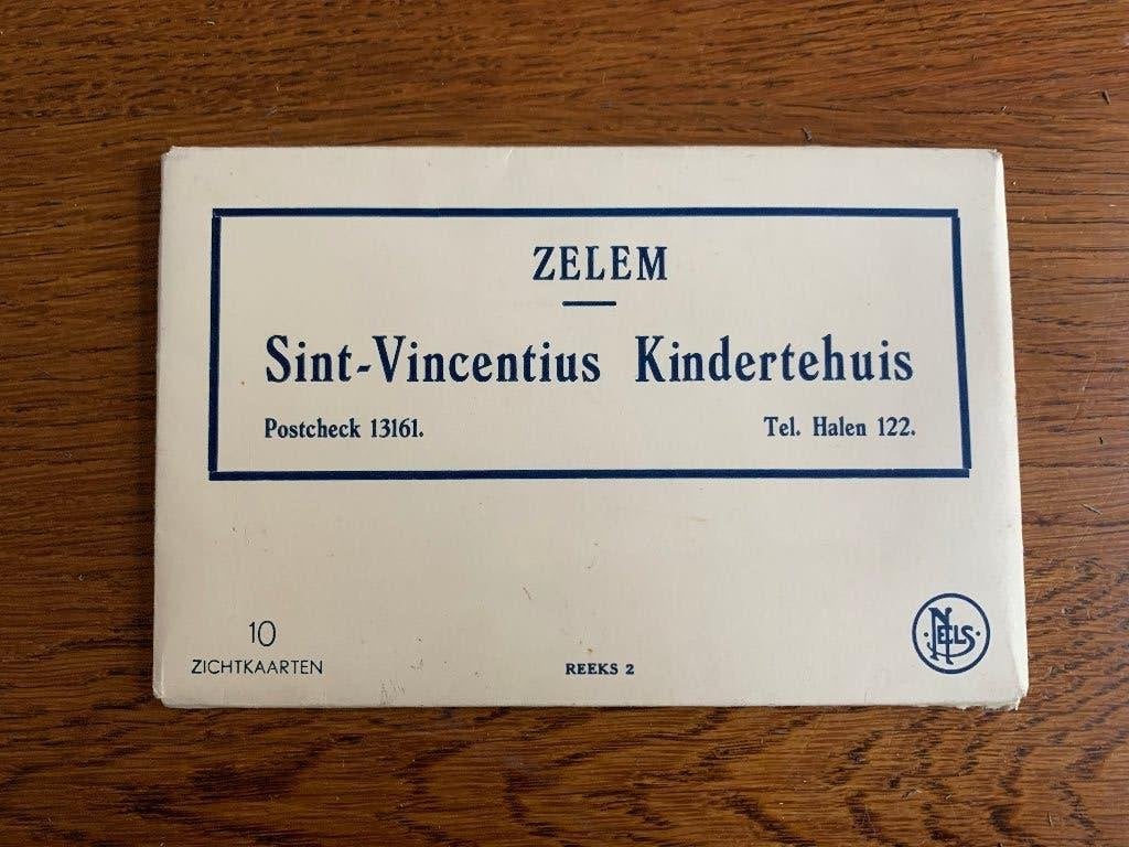 10 Antieke Zwart/Wit 'Ansichtkaarten' in Envelopje 'Zelem', Verzamelen, Ophalen of Verzenden, Sterren en Beroemdheden