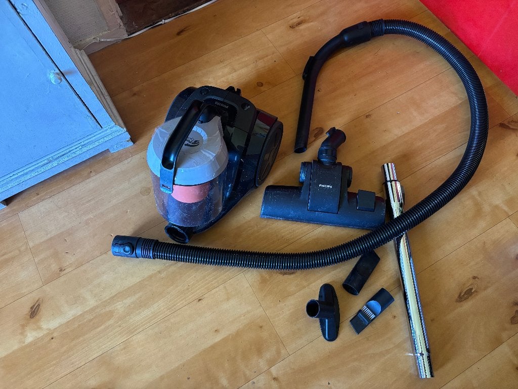 Philips 1000 series XB1142/10 stofzuiger zonder zak, Philips, Zo goed als nieuw, Sledestofzuiger, Minder dan 1200 watt