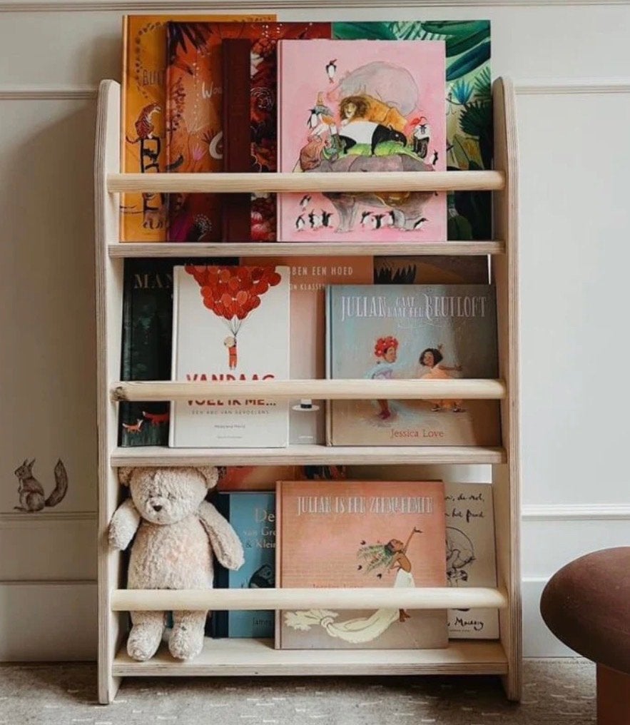 Shelfie Montessori Boekenrek Kinderkamer - 3 planken, Kinderen en Baby's, Ophalen, Nieuw, Kast