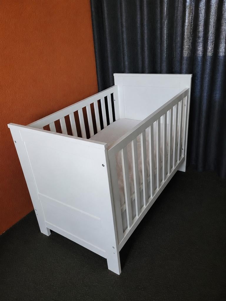 Kinder Compagnie Ledikant New Classic Wit, Ophalen, Gebruikt, Ledikant