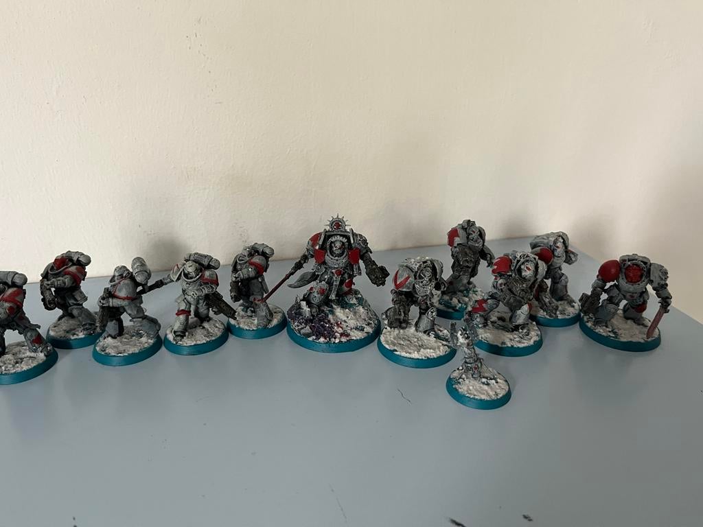 Warhammer 40k Space Marines Starter Set - Geverfd, Gebruikt, Figuurtje(s), Ophalen of Verzenden, Warhammer 40000