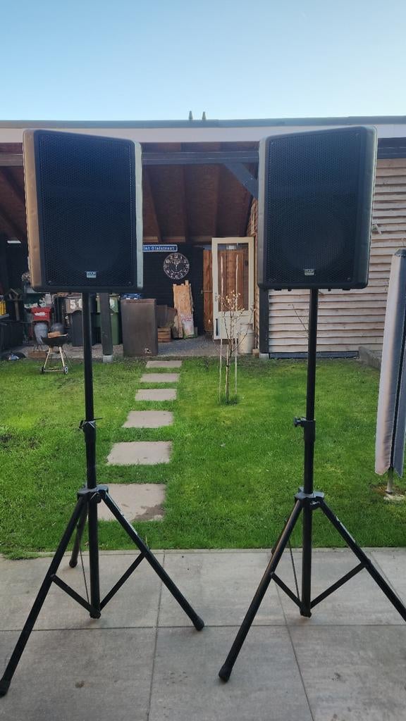 DAP K112 luidsprekers 300 Watt, Gebruikt, 120 watt of meer, Front, Rear of Stereo speakers, Ophalen