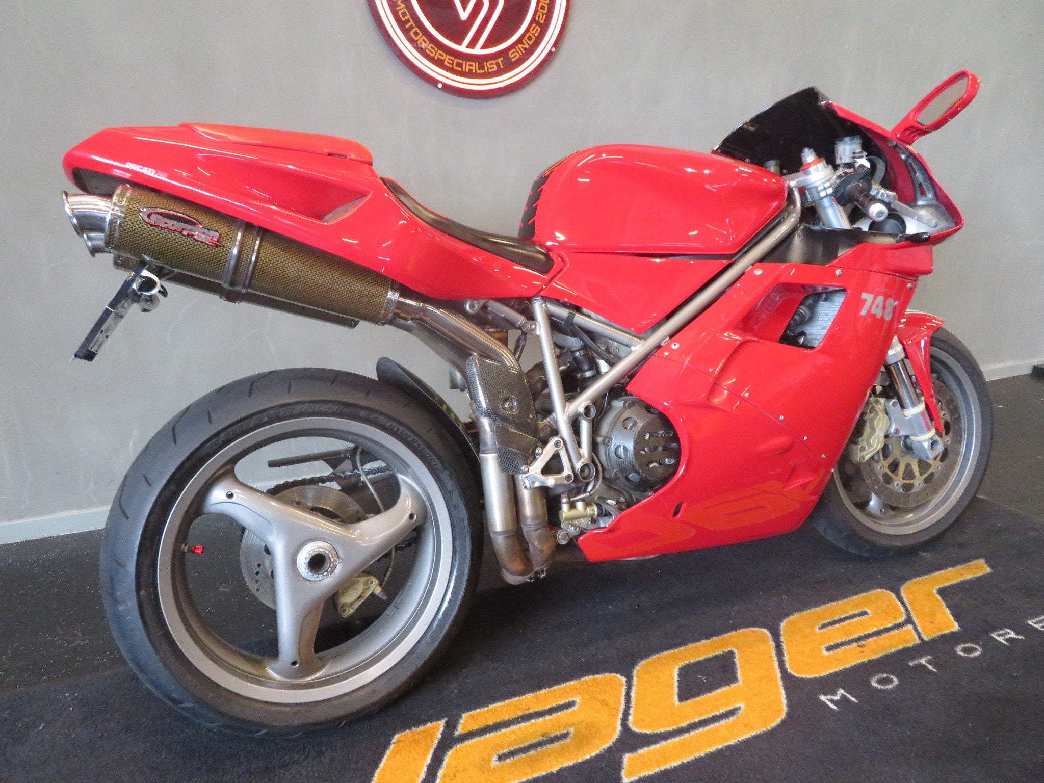 Ducati 748 PERFECTE STAAT! SCORPION (bj 2001), Bedrijf, Super Sport