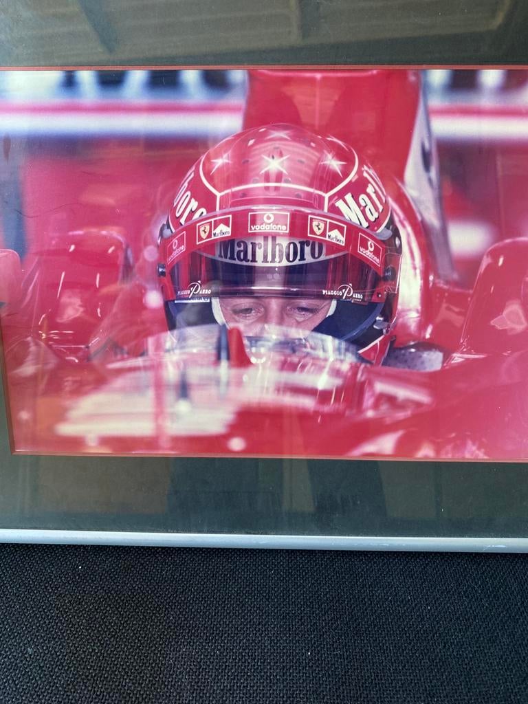 Foto Michael Schumacher, Ophalen of Verzenden, Zo goed als nieuw, Auto's