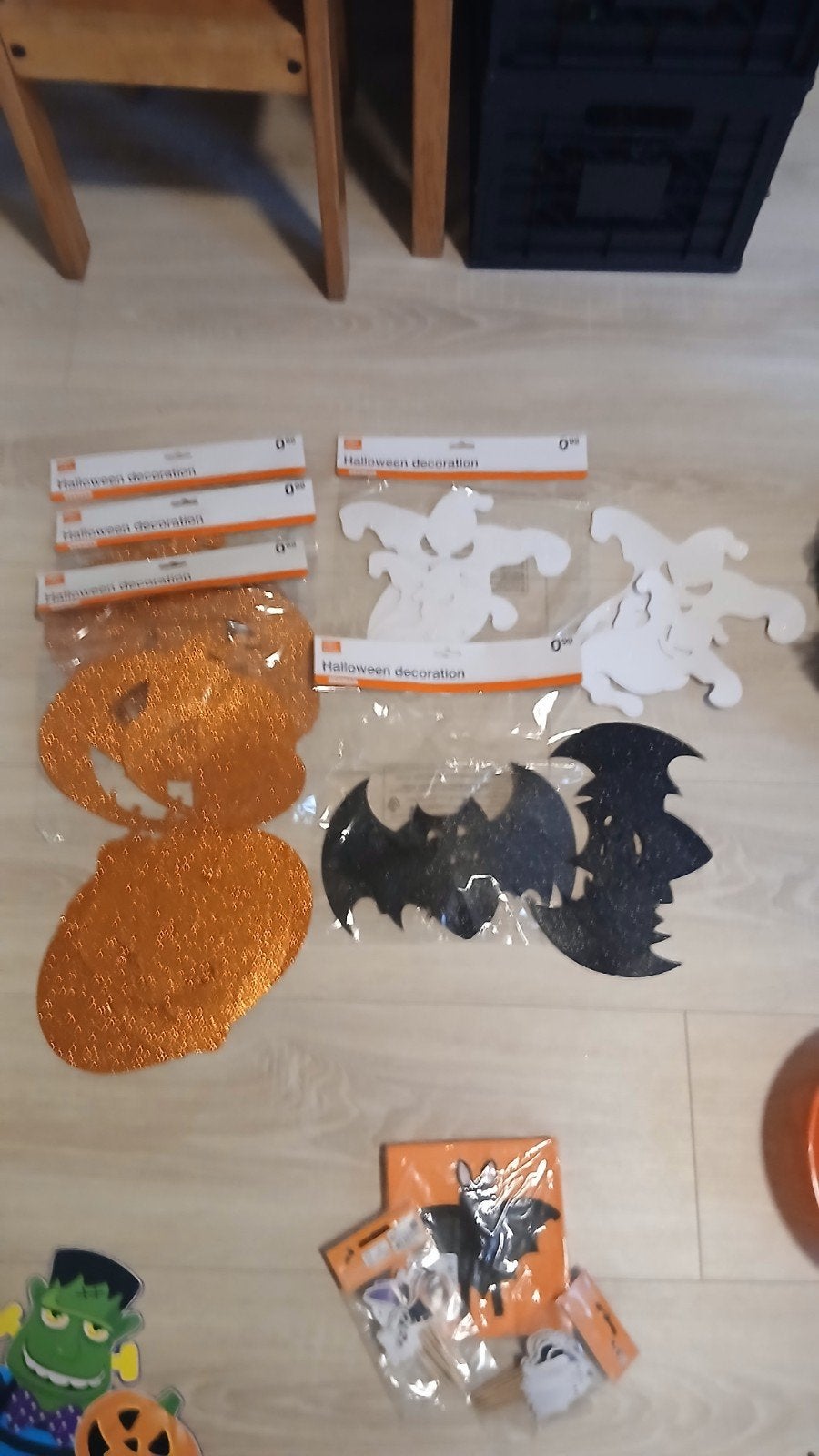 halloween glitter pompoen vleermuis decoratie versiering, Ophalen, Nieuw, Versiering, Halloween of Griezel