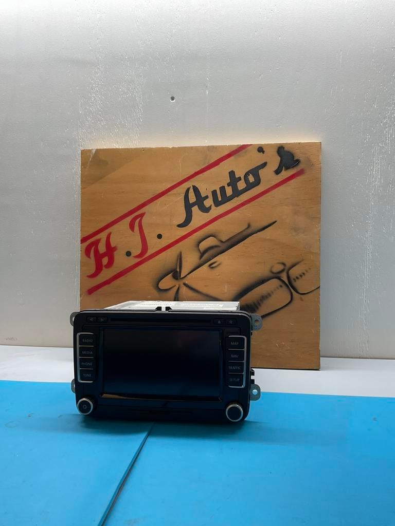 Radio navigatie volkswagen defect voor onderdelen 1T0035680F, Gebruikt, Volkswagen, Ophalen of Verzenden, Volkswagen