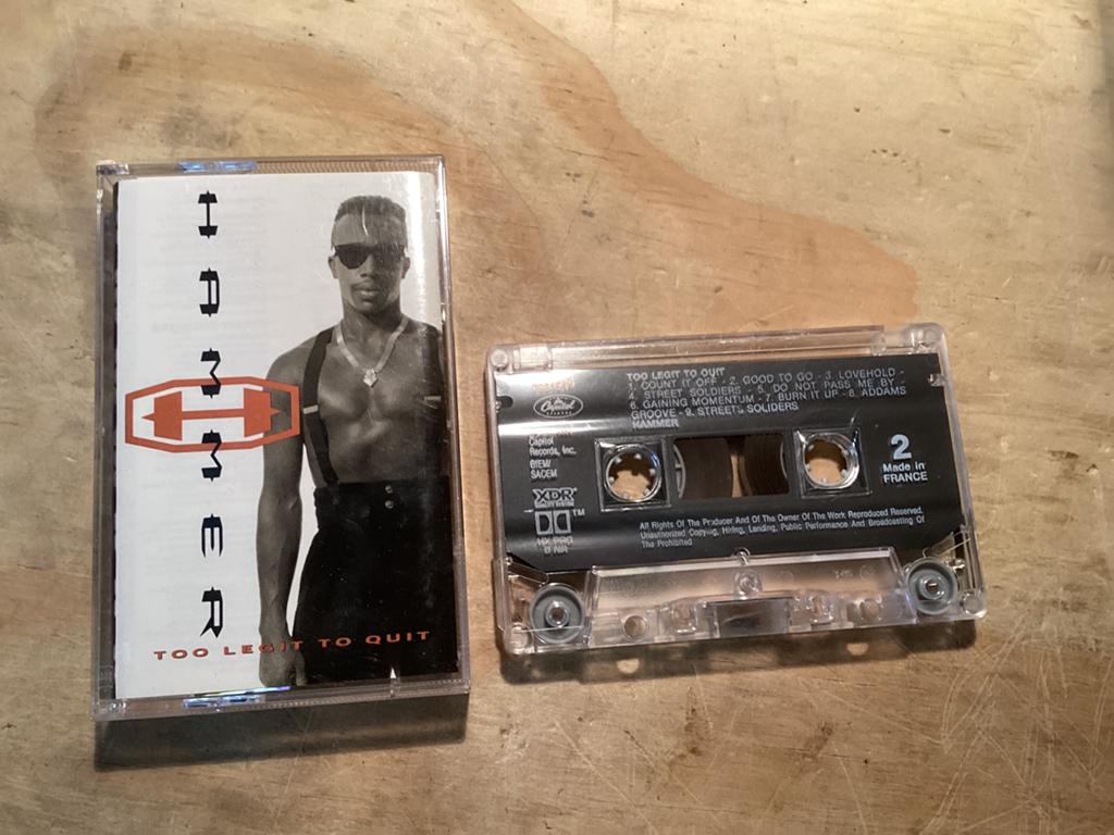 MC HAMMER. Too Legit to out, Ophalen of Verzenden, Zo goed als nieuw, Pop, 1 bandje