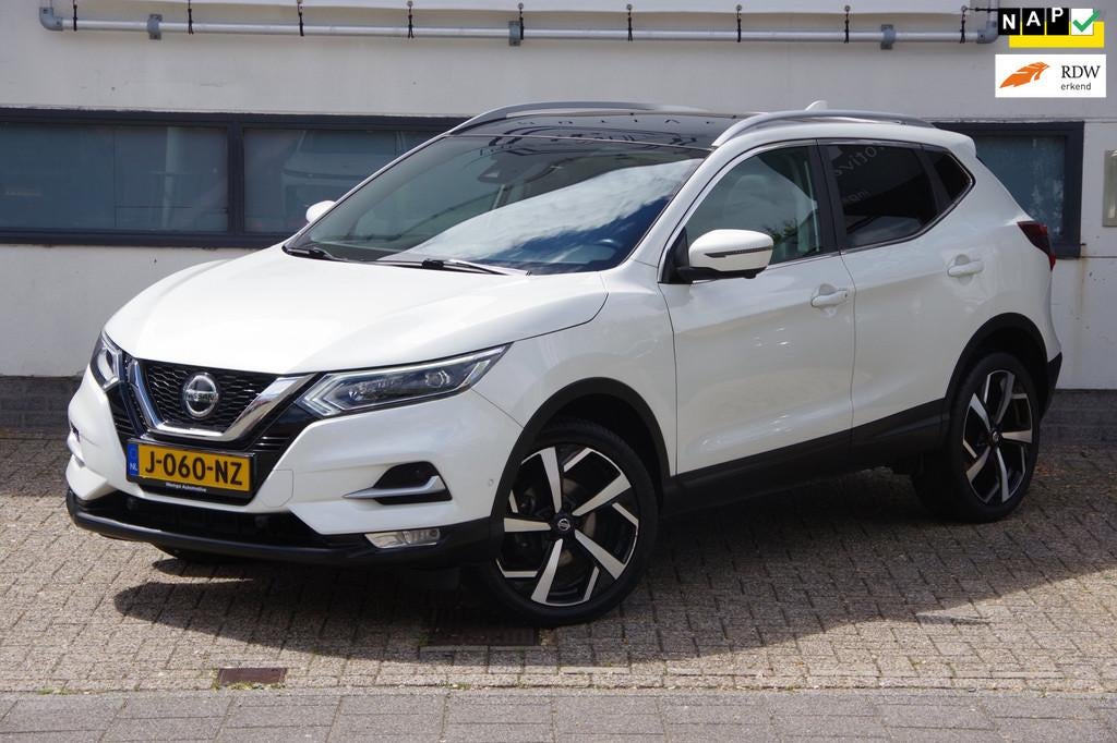 Nissan Qashqai 1.3 DIG-T Tekna |Dealer onderhouden| NL auto|, Voorwielaandrijving, 687 kg, Gebruikt, 4 cilinders