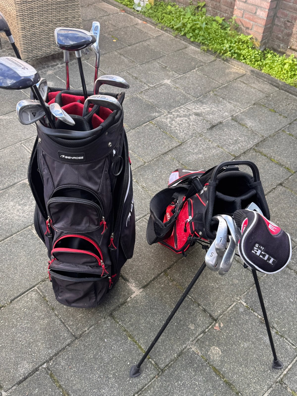 Starters golfset met twee tassen - Ideaal voor beginners