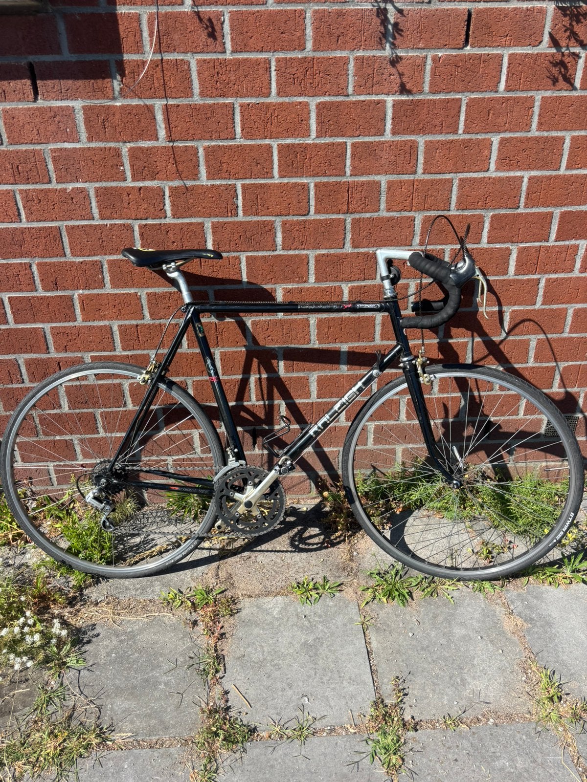 Vintage Wielrenfiets Raleigh, 10 tot 15 versnellingen, Zo goed als nieuw, 57 tot 61 cm, Ophalen