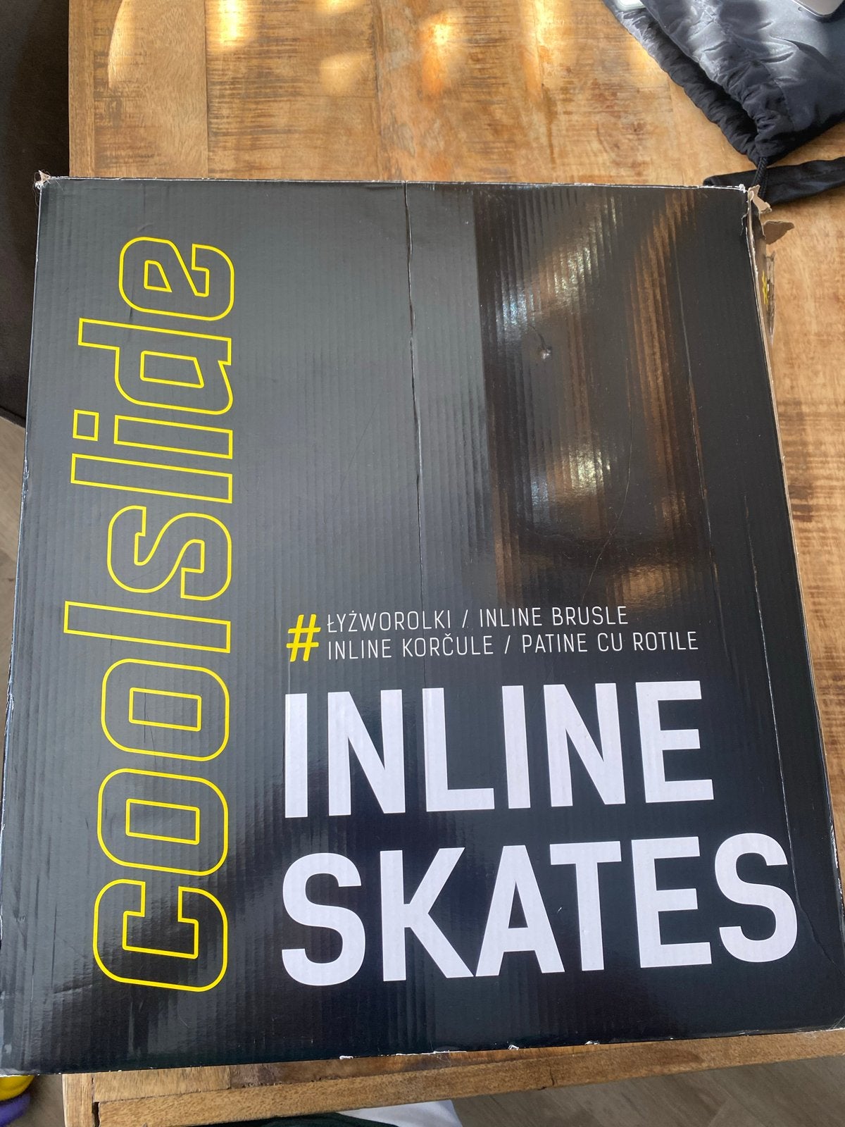 Coolslide Inline Skates - Zwart/Roze - Maat 40-43, Overige merken, Verstelbaar, Ophalen of Verzenden, Zo goed als nieuw
