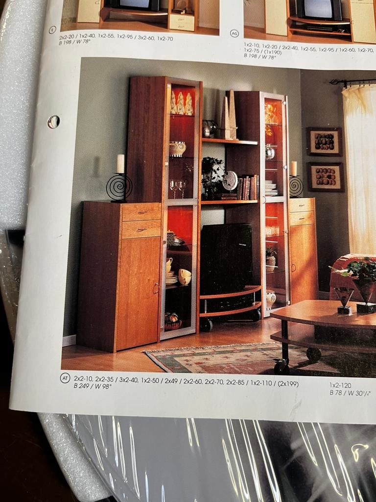 Mooie vintage kast, kersenhout,  , gedemonteerd, Ophalen, Gebruikt, Rechthoekig, 200 cm of meer