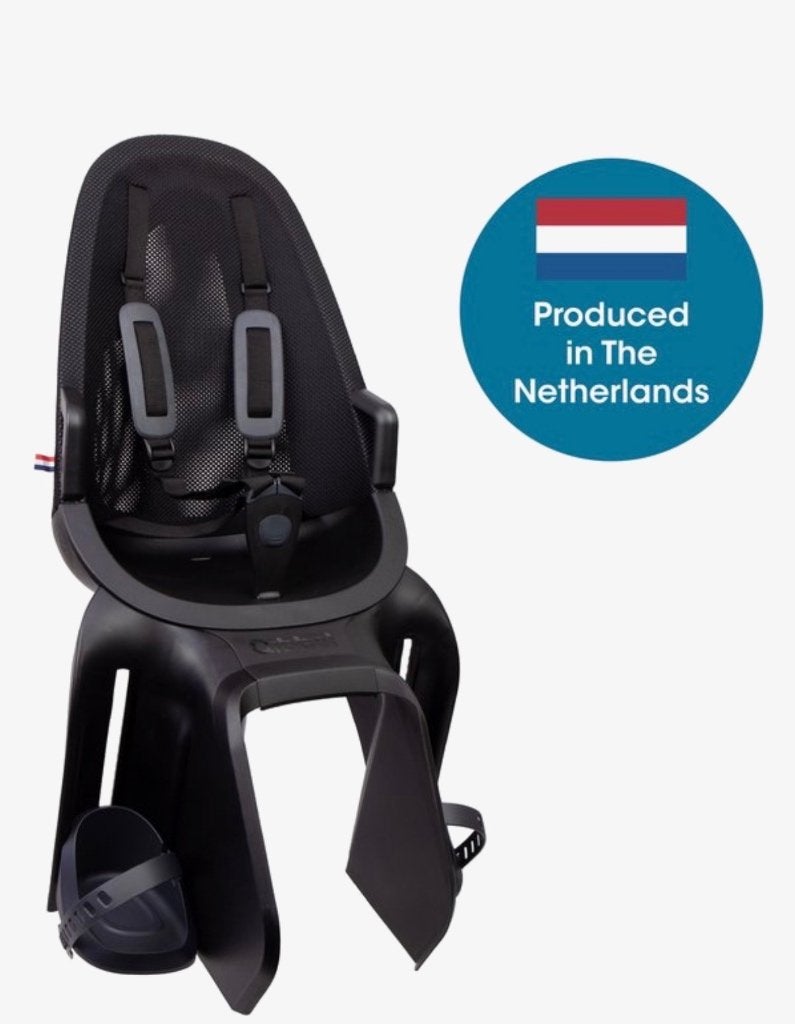 Qibbel Air Fietsstoeltje Achter Bagagedrager bevestiging, Achterzitje, Voetsteuntjes, Nieuw, Qibbel