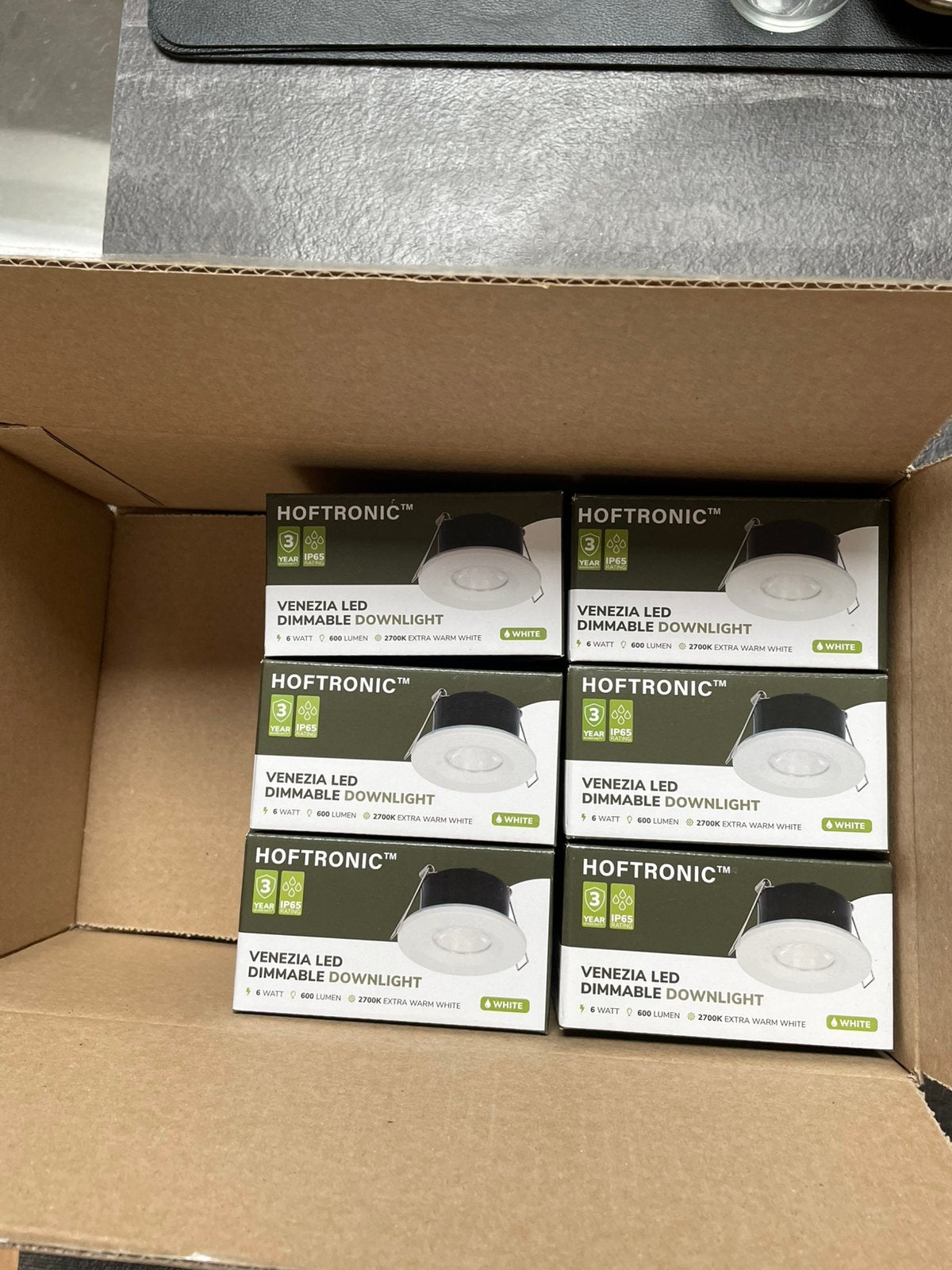 Nieuwe inbouw spots 6x wit, Huis en Inrichting, Ophalen of Verzenden, Nieuw, GU10