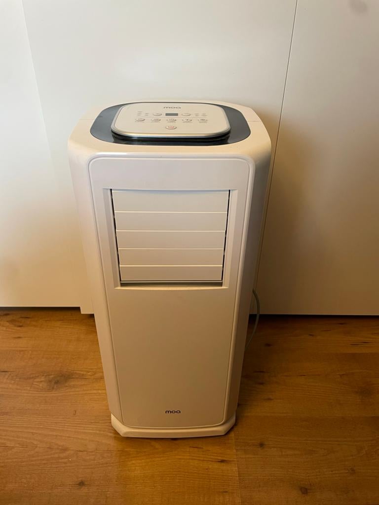 MOA Mobiele Airco 7000 BTU - Koelen en Ontvochtigen, Witgoed en Apparatuur, Ophalen, Minder dan 60 m³, Timer, 3 snelheden of meer