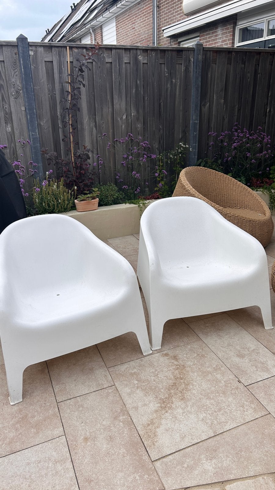 Ikea Skarpö stoelen 2 stuks, Ophalen, Gebruikt, Kunststof