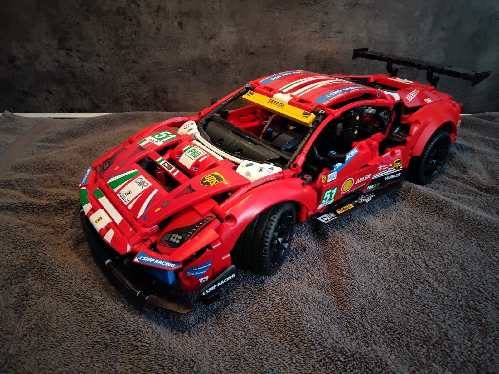 Lego Technic Ferrari 488 GTE af corse #51nr 42125, Ophalen, Zo goed als nieuw, Overige schalen