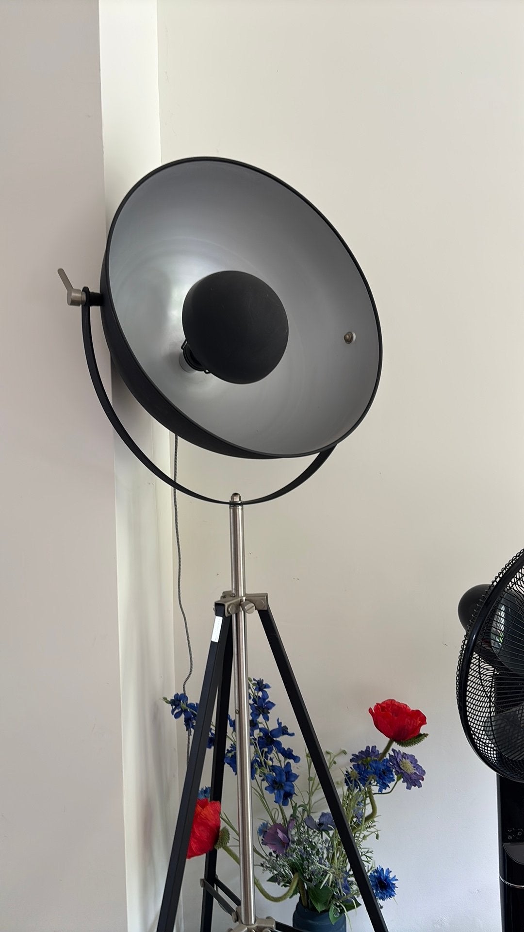 Staande lamp, Ophalen, Fotograaf !, Zo goed als nieuw, Metaal