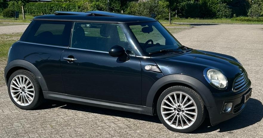 Mini 1.6 16V Cooper 2008 Zwart, Auto's, Mini, Particulier, Cooper, Adaptive Cruise Control, Airbags, Bluetooth, Boordcomputer