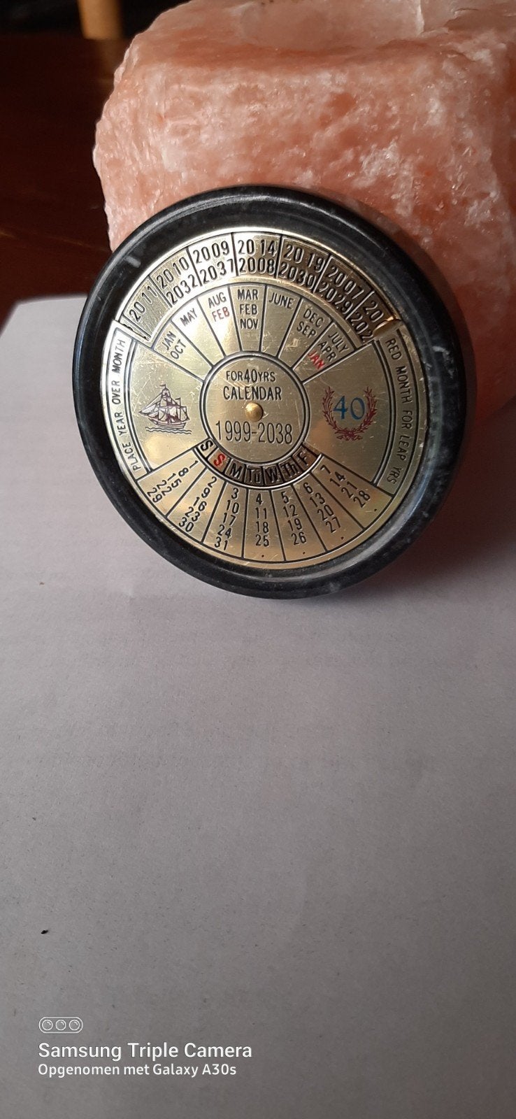 Vintage 40-jaren kalender 1999-2038, Ophalen of Verzenden