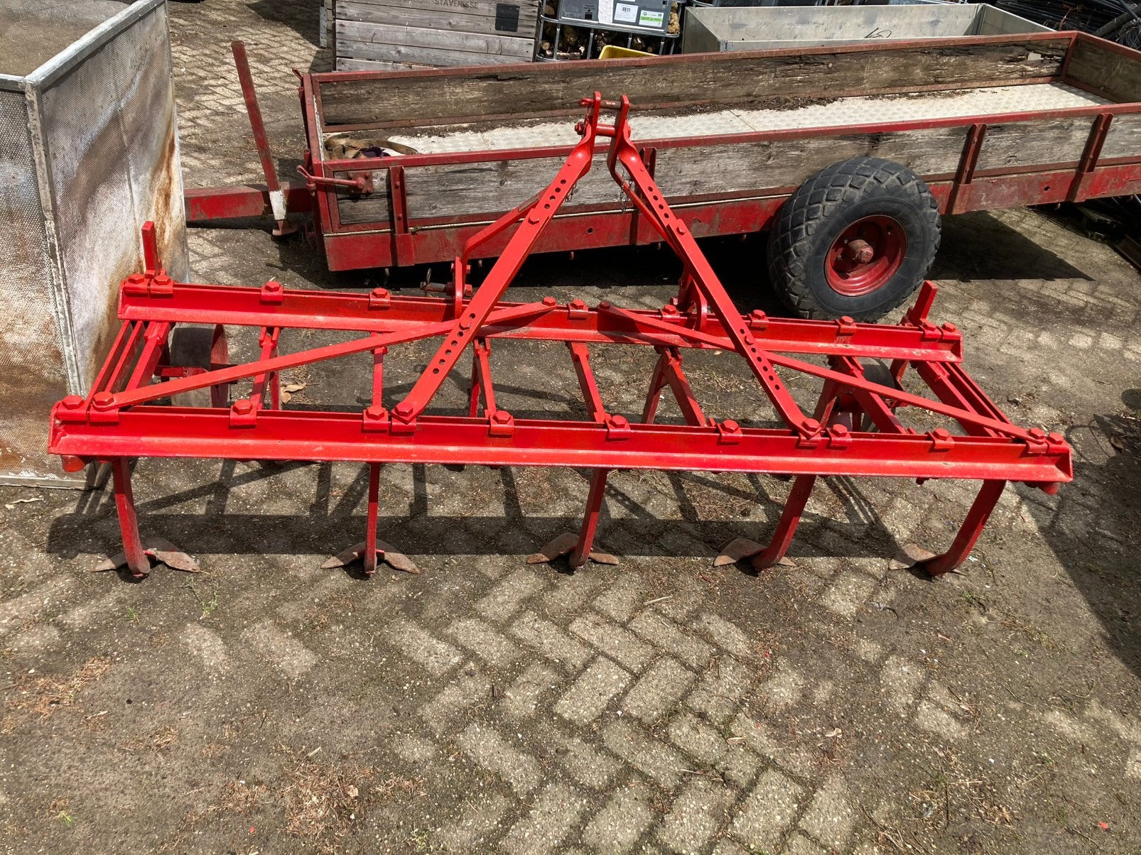 Schoffel woeler cultivator, Ophalen