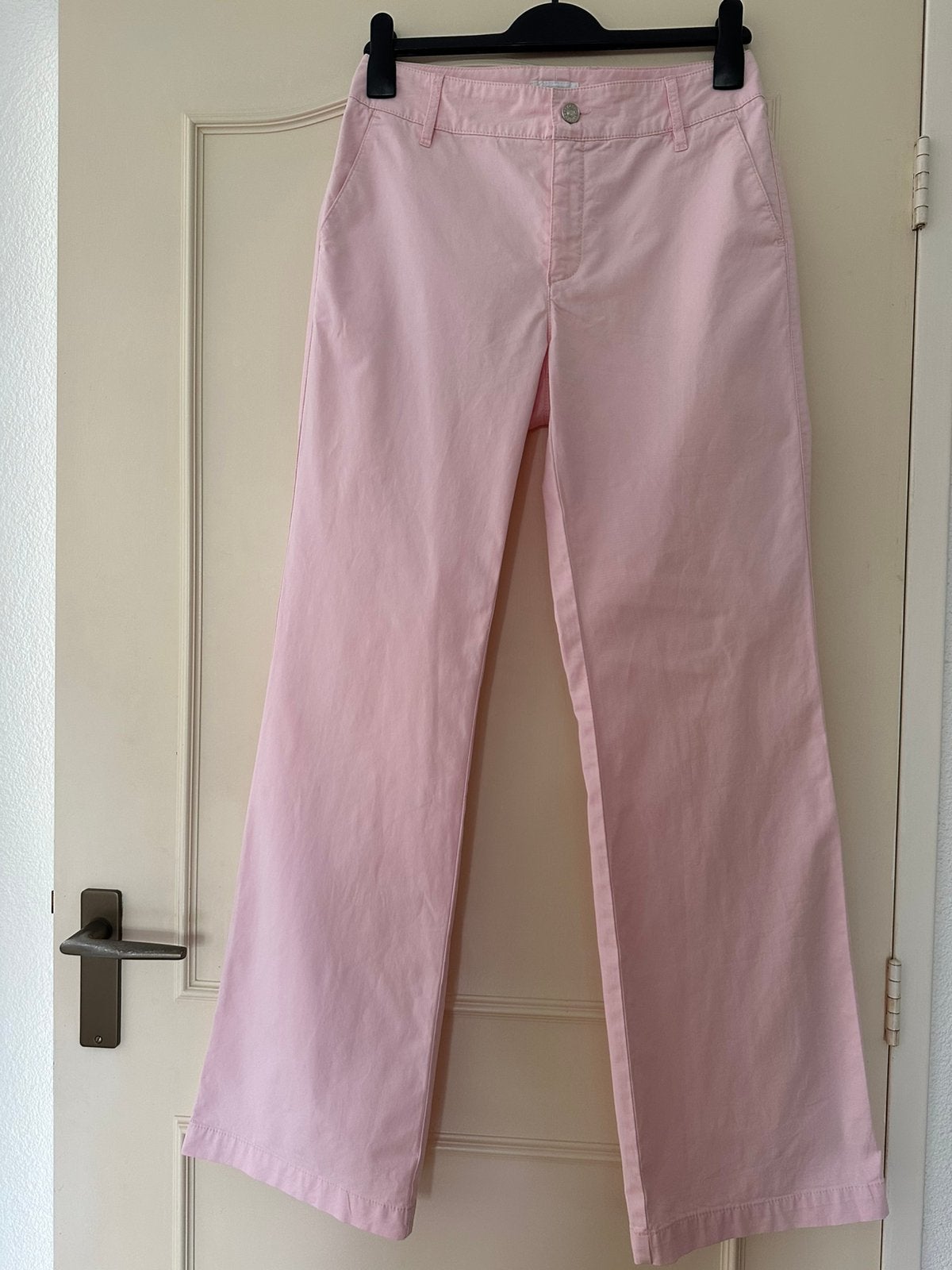 Vintage Rosner roze broek met wijde pijpen maat 36, Ophalen of Verzenden, Zo goed als nieuw, Roze, Maat 36 (S)