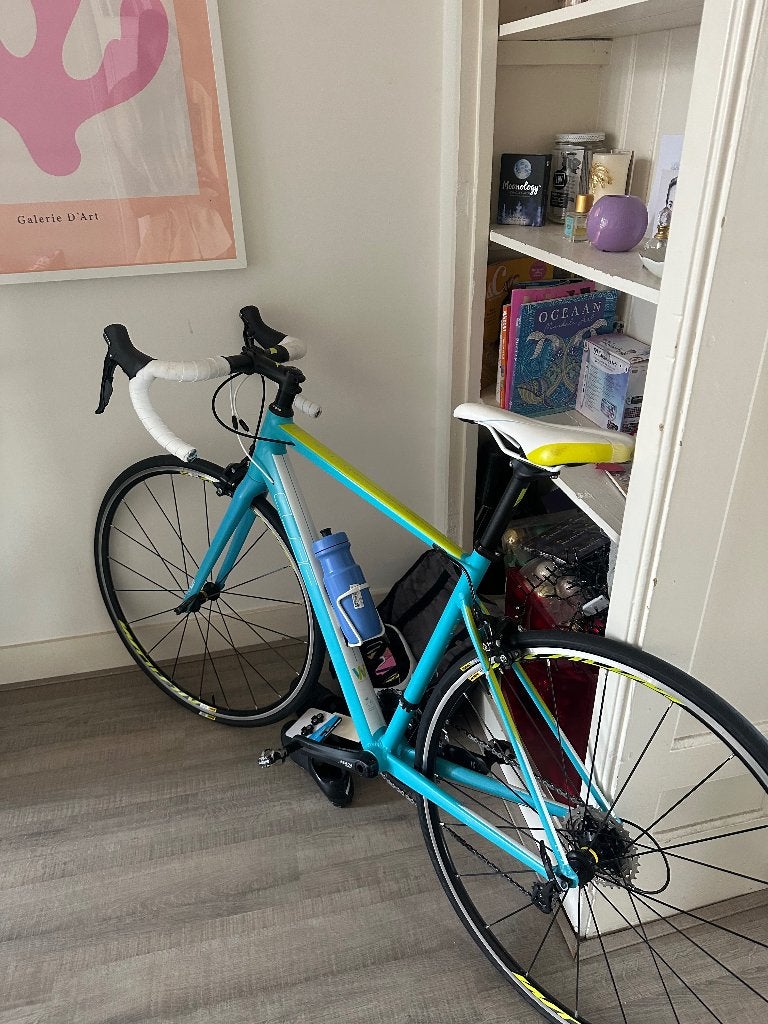 Dames Race fiets Cube Aixal maat 53, 28 inch, Gebruikt, Velgrem, Ophalen