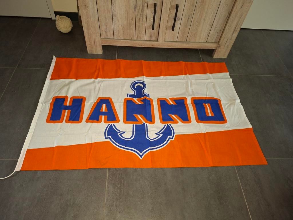 Scheepvaart vlag hanno, Ophalen of Verzenden, Zo goed als nieuw, Reclamebord