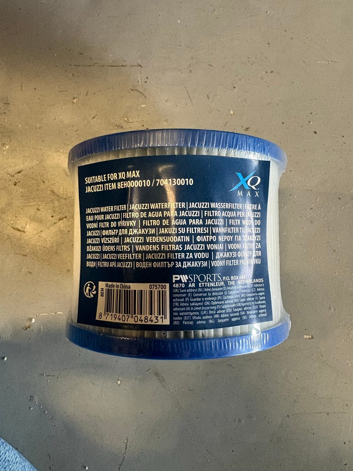 Jacuzzi Waterfilter XQ Max 8EH000010 / 704130010, Tuin en Terras, Ophalen of Verzenden, Nieuw, Filter