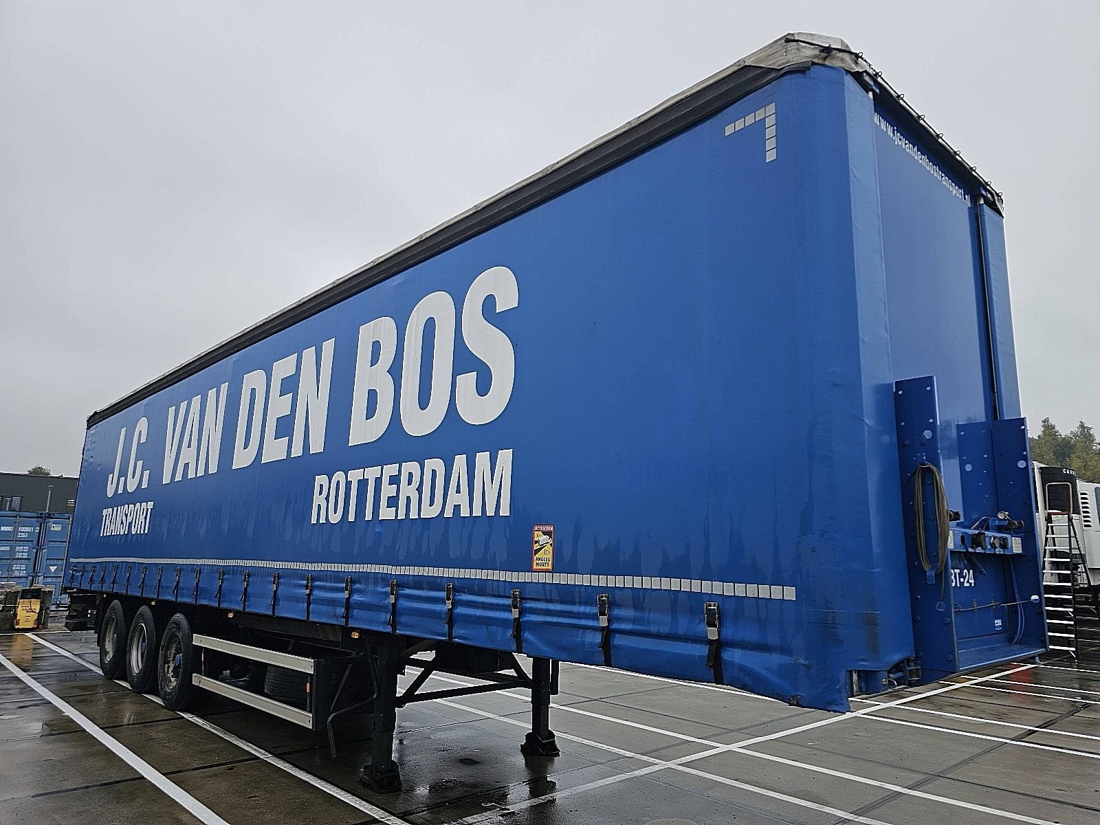 GROENEWEGEN DRO-14-27 gegalvaniseerd bpw, Overige kleuren, Origineel Nederlands, Bedrijf, Aanhangers en Opleggers